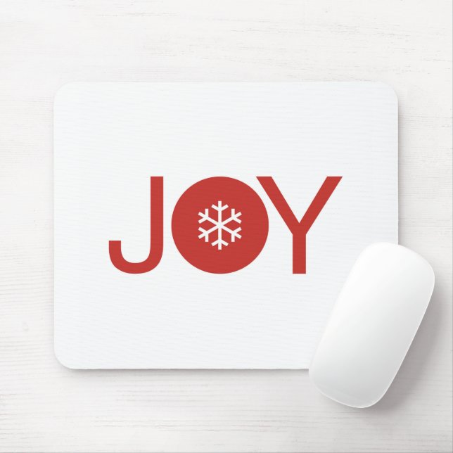 Joy Christmas Mouse Pad (With Mouse)