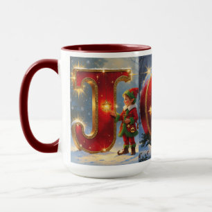JOY Christmas Mug – 15 oz Festive Mug