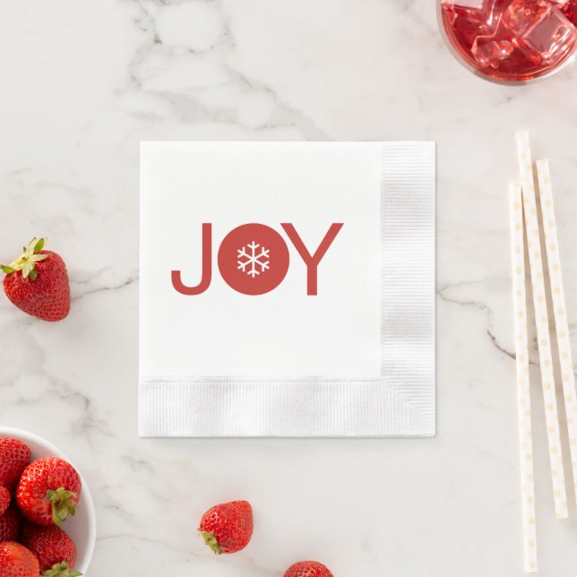 Joy Christmas Napkin (Insitu)