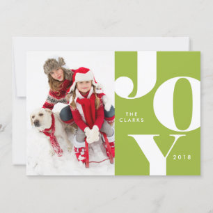 JOY Christmas Photo Cards / Holidays