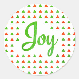Joy Classic Round Sticker
