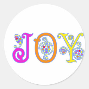 JOY! CLASSIC ROUND STICKER