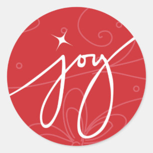 Joy Classic Round Sticker