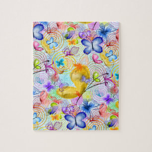 Joy - Cute Butterflies - Spring Jigsaw Puzzle