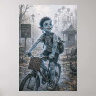 Joy / Cyclist / Empty Park Poster