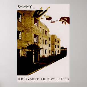 Joy Division 1979 Factory concert Poster Print 1