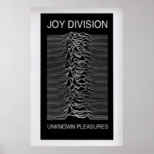 Joy Division, Unknown Pleasures  Vintage Album Poster