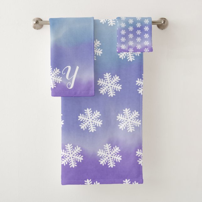 Joy Ensemble de serviettes de bain Snowflake (En situation)