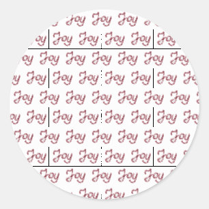 Joy gift stickers for best gifts
