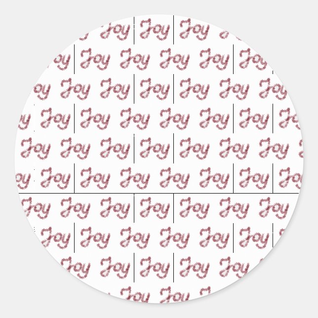Joy gift stickers for best gifts (Front)