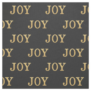 JOY (gold) Fabric
