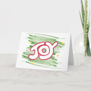 Joy Greeting Card