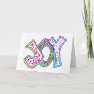Joy Greeting Card