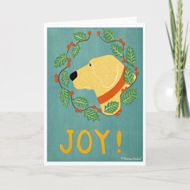 Joy Greeting Card - Stephen Huneck (Front)