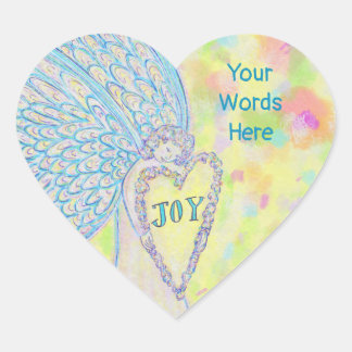 Joy Guardian Angel Art Custom Decal Stickers