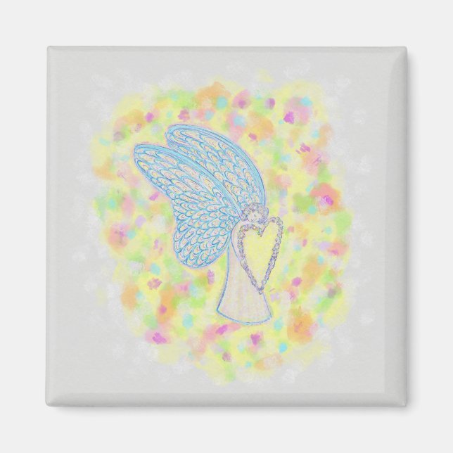Joy Guardian Angel Art personnalisé Frigo Magnet (Devant)