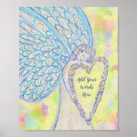 Joy Guardian Angel Art Print Posters