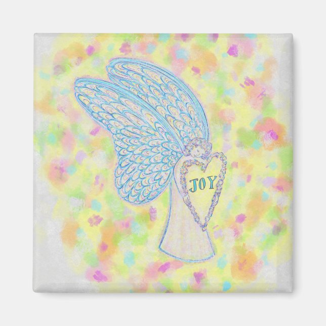 Joy Guardian Angel Art sur mesure Frigo aimants (Devant)
