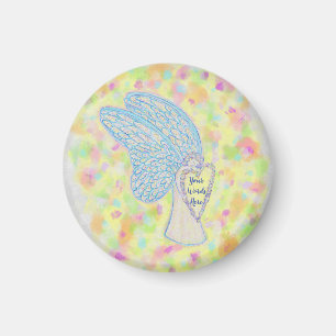 Joy Guardian Angel Art sur mesure Frigo aimants