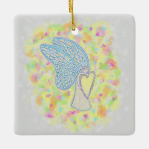 Joy Guardian Angel Custom Holiday Gift Ornaments