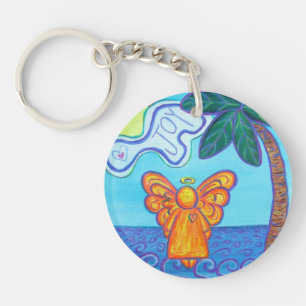 Joy Guardian Beach Angel Porte - clé personnalisé