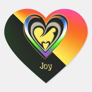 Joy Heart Sticker