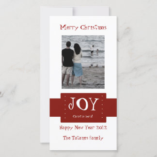 Joy Holiday Card