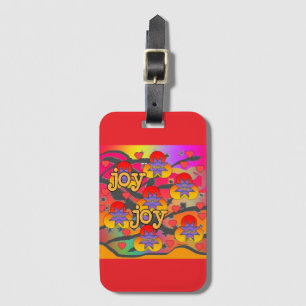 Joy Holiday Luggage Tag