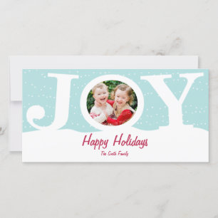 Joy Holiday Photo Card