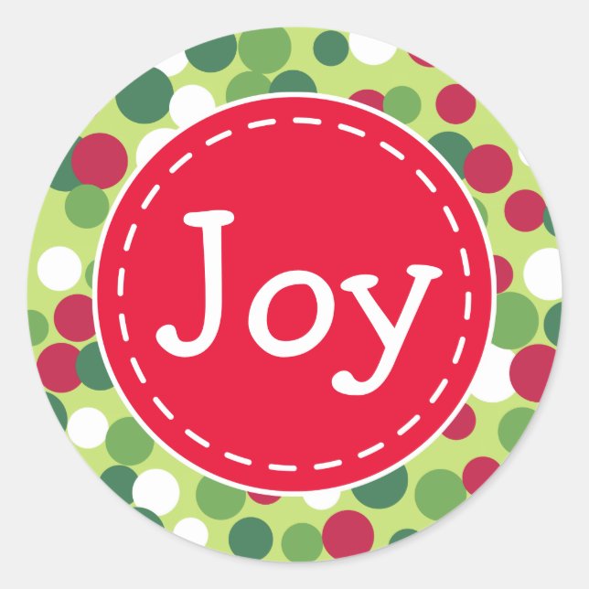 Joy Holiday Stickers (Front)