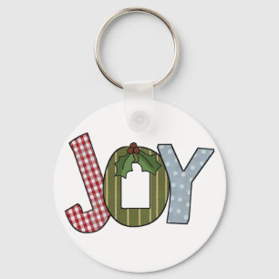 JOY Holiday Tshirts and gifts Keychain