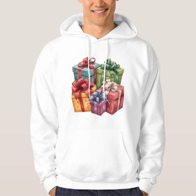 Joy in Every Ribbon  Hoodie (Front)