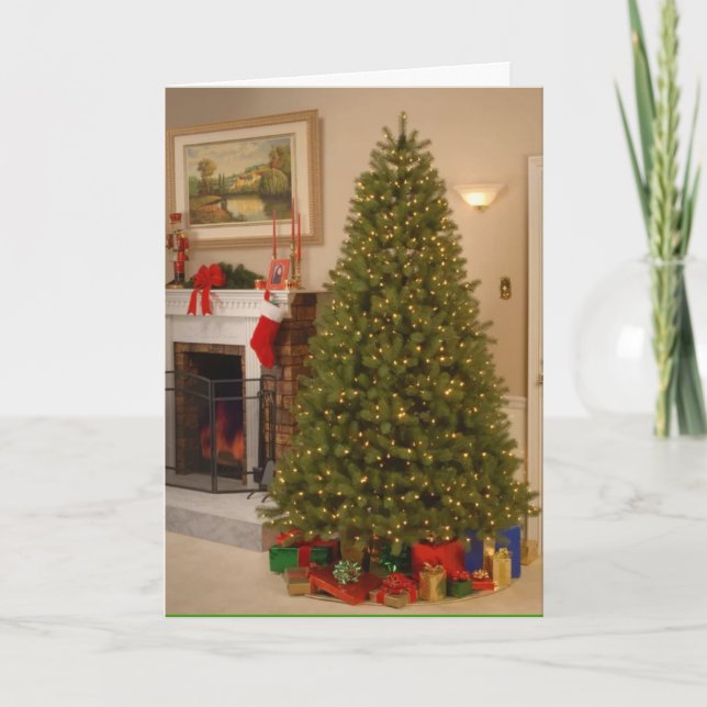 JOY IN NEW YEAR/MERRY CHRISTMAS HOLIDAY CARD (Front)
