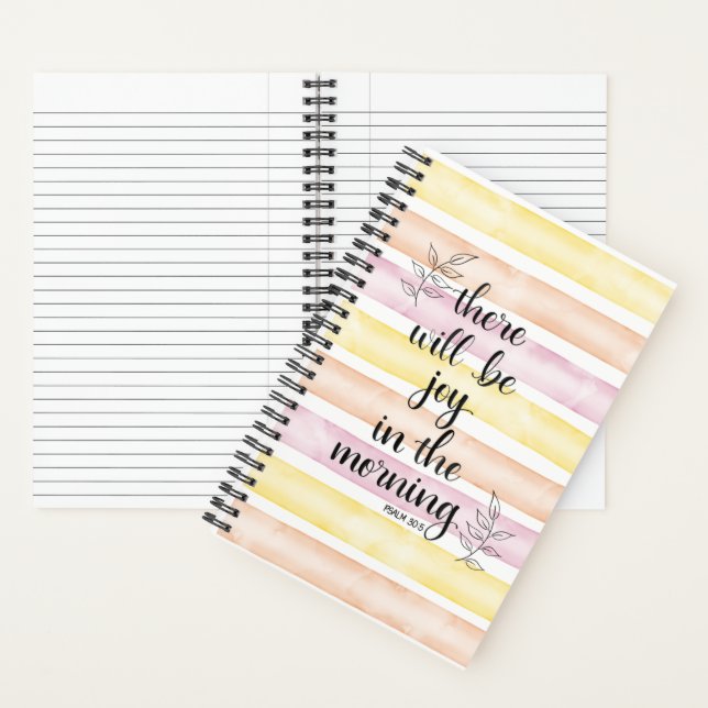 Joy in the morning  notebook (Inside)