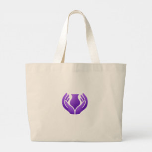 JOY INEXPRESSIBLE - 1 Peter 1:8 Large Tote Bag