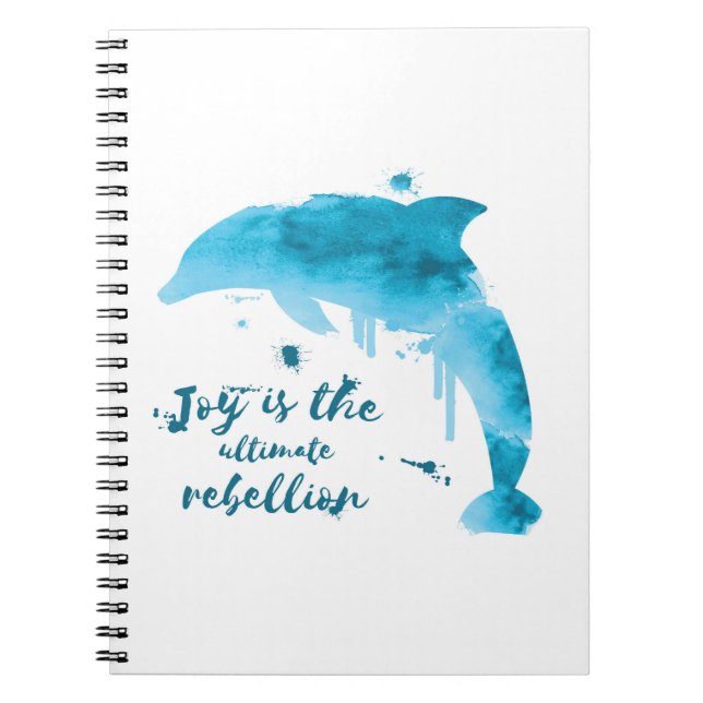 Joy is the ultimate rebellion notebook (Front)