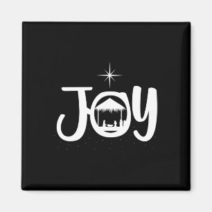 Joy Jesus Nativity Scene Cool Christmas Apparel Magnet