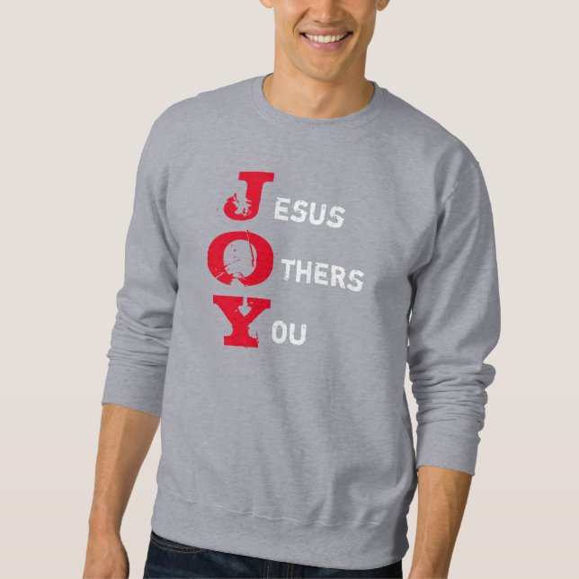 JOY Jesus Others You Customize It Sweatshirt (Front)