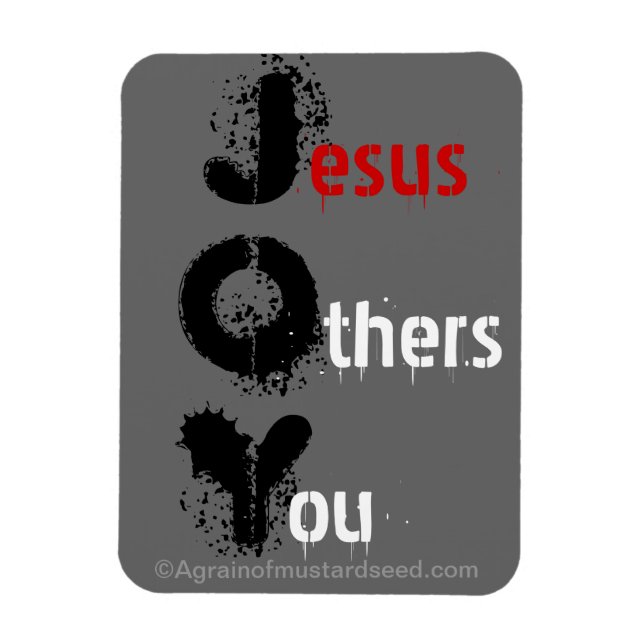 JOY Jesus Others You Magnet (Vertical)
