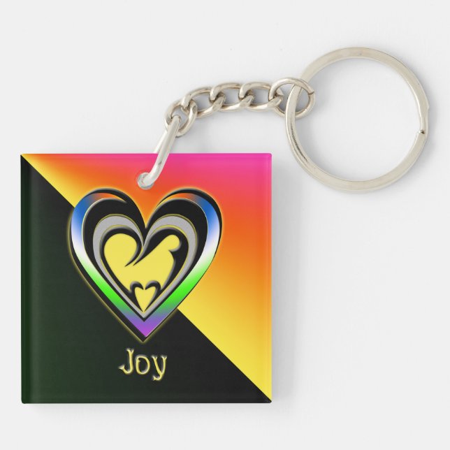 Joy Keychain (Back)