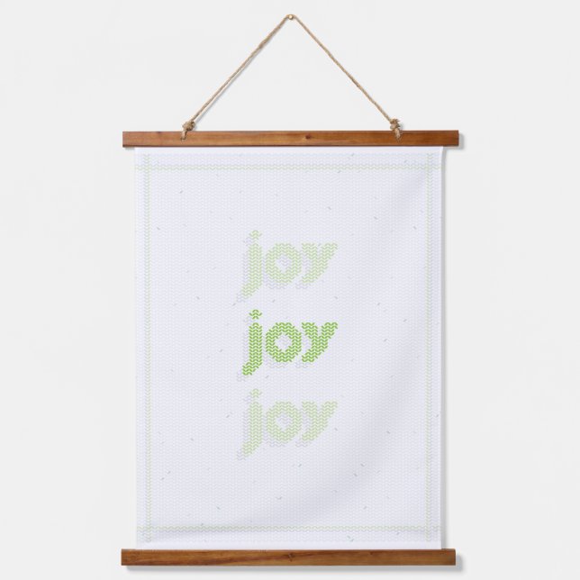 Joy Knit Wall Art (Front)