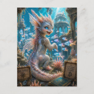 Joy / Little Coral Dragon / Ruined Coral Palace Postcard