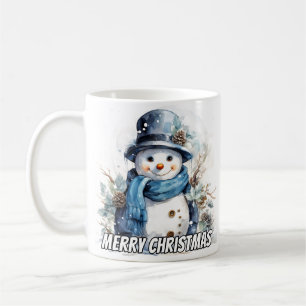 Joy Little Wintertime Snowman Coffee Mug