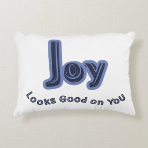 Joy Looks Good on You Accent Pillow