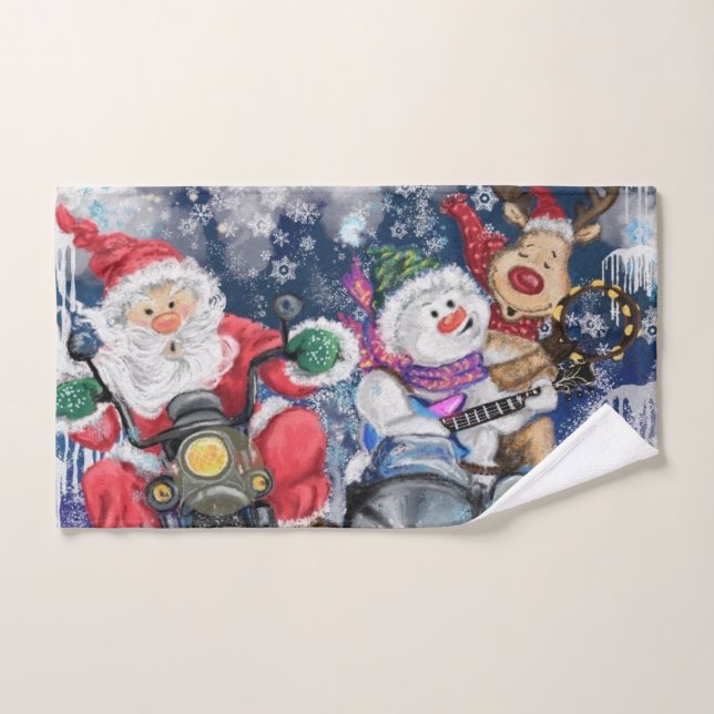 Joy - Merry Christmas Bath Towel Set (Hand Towel)