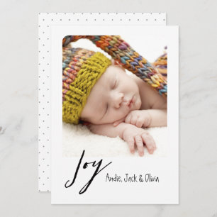 Joy Modern Holiday Card
