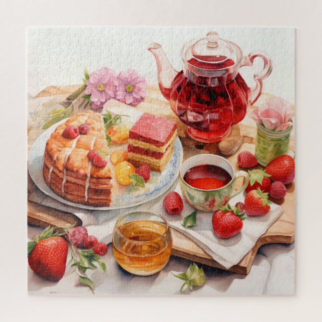 Joy of Afternoon Tea Jigsaw Puzzle (Vertical)