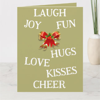 Joy of Christmas Folded Card