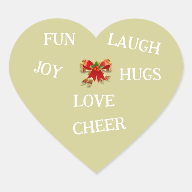 Joy of Christmas Sticker (Front)