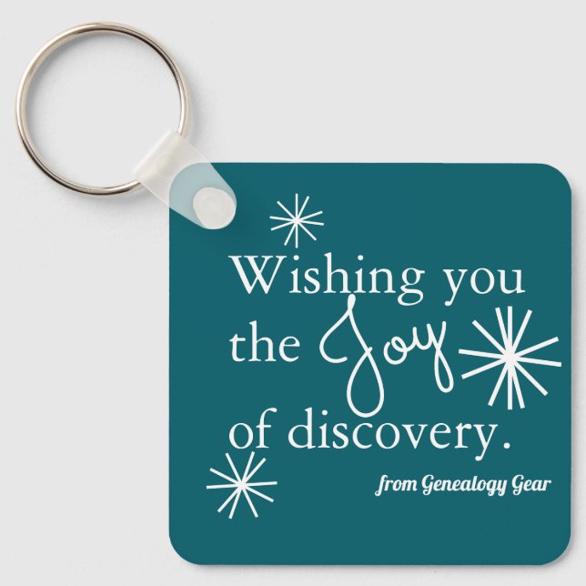 Joy of Discovery Keychain (Front)